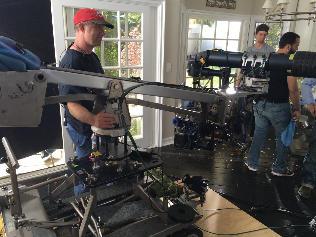 Key Grip with Fisher 10 Dolly