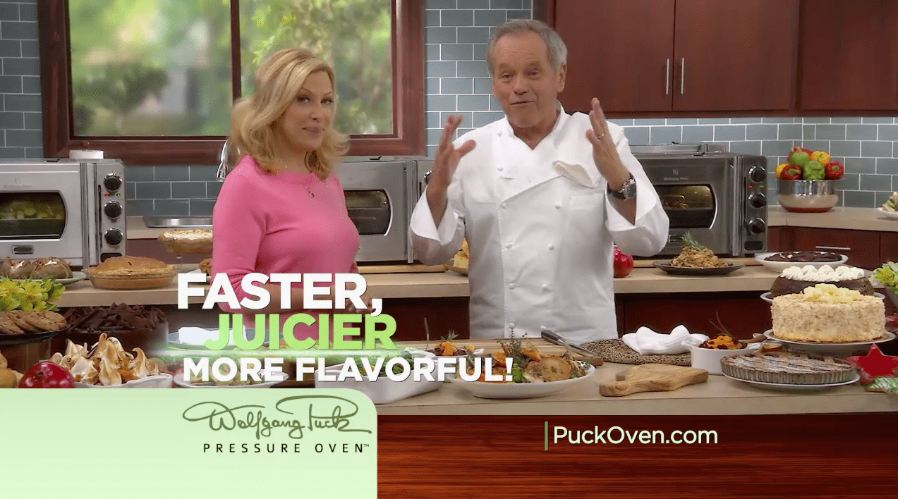 Wolfgang Puck Pressure Over Commercial